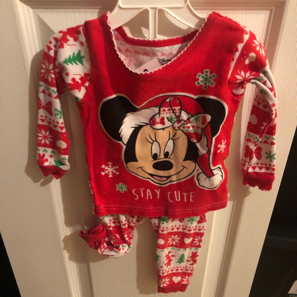 Minnie Mouse Christmas pjs